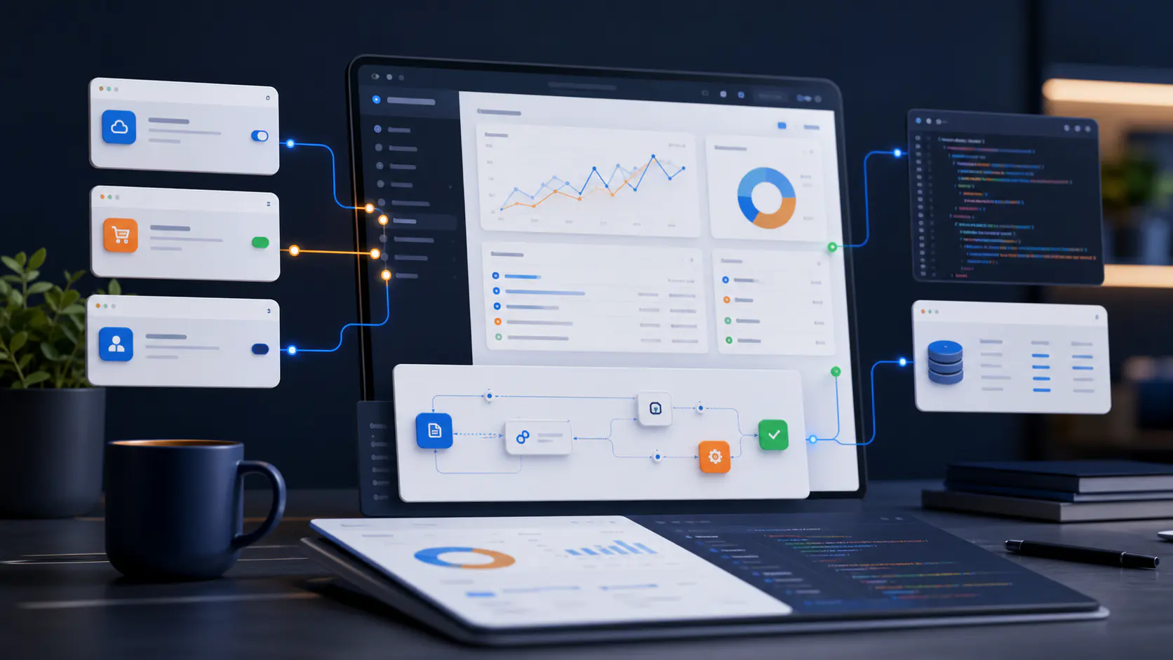 Maatwerk workflow met dashboards en koppelingen