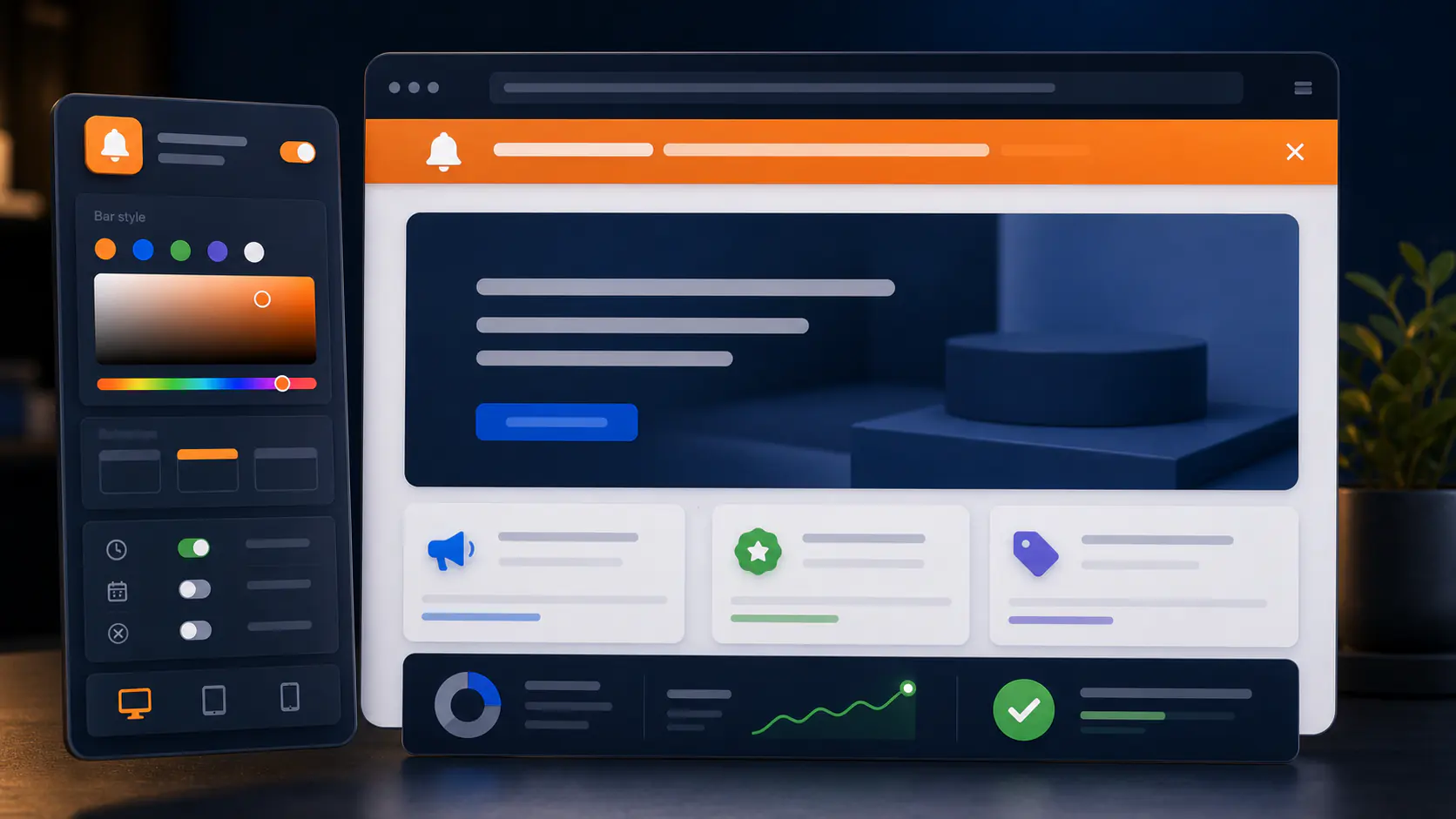 Notification Bar PRO visual