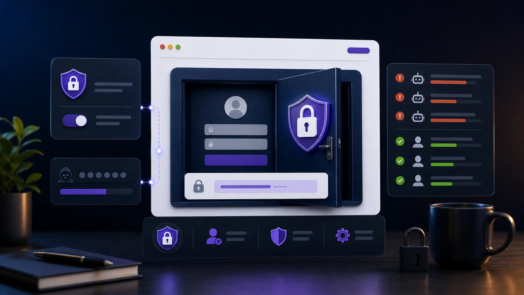 Secret Login visual
